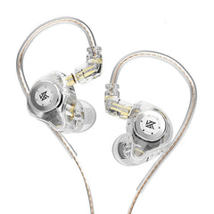 KZ EDX Pro Dual Magnetic Dynamic In-Ear Monitors – No Mic Crystal