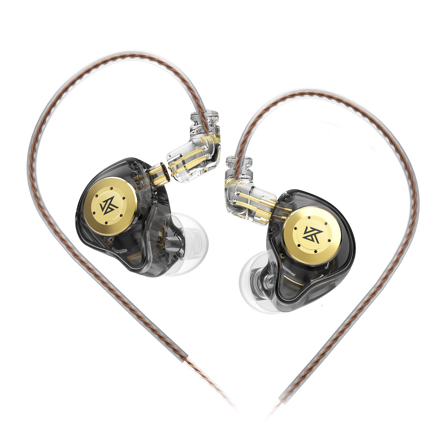 KZ EDX Pro Dual Magnetic Dynamic In-Ear Monitors – No Mic Black