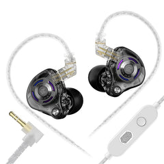 KZ Gale - In-Ear Monitors Black 3.5 mm With Microphone