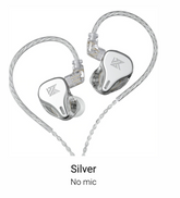 KZ DQ6 - In Ear Earphones Silver