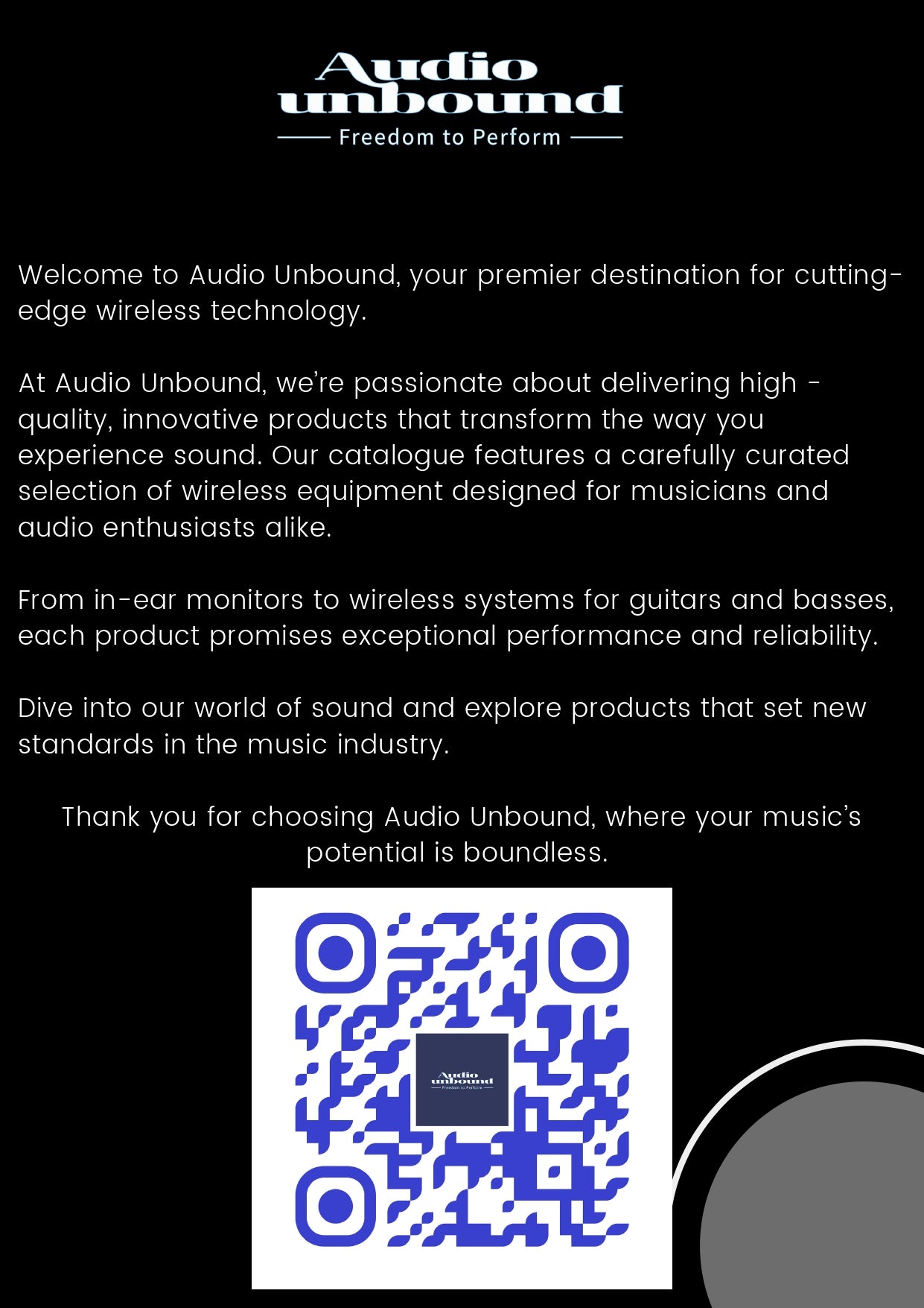 AU-XLR - Wireless System for Vocals and Mixers