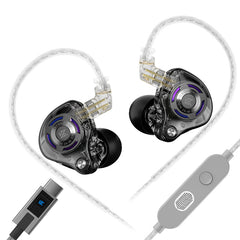KZ Gale - In-Ear Monitors Black USB-C With Microphone