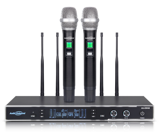 Audio Unbound DW-48 - Dual Wireless Microphone