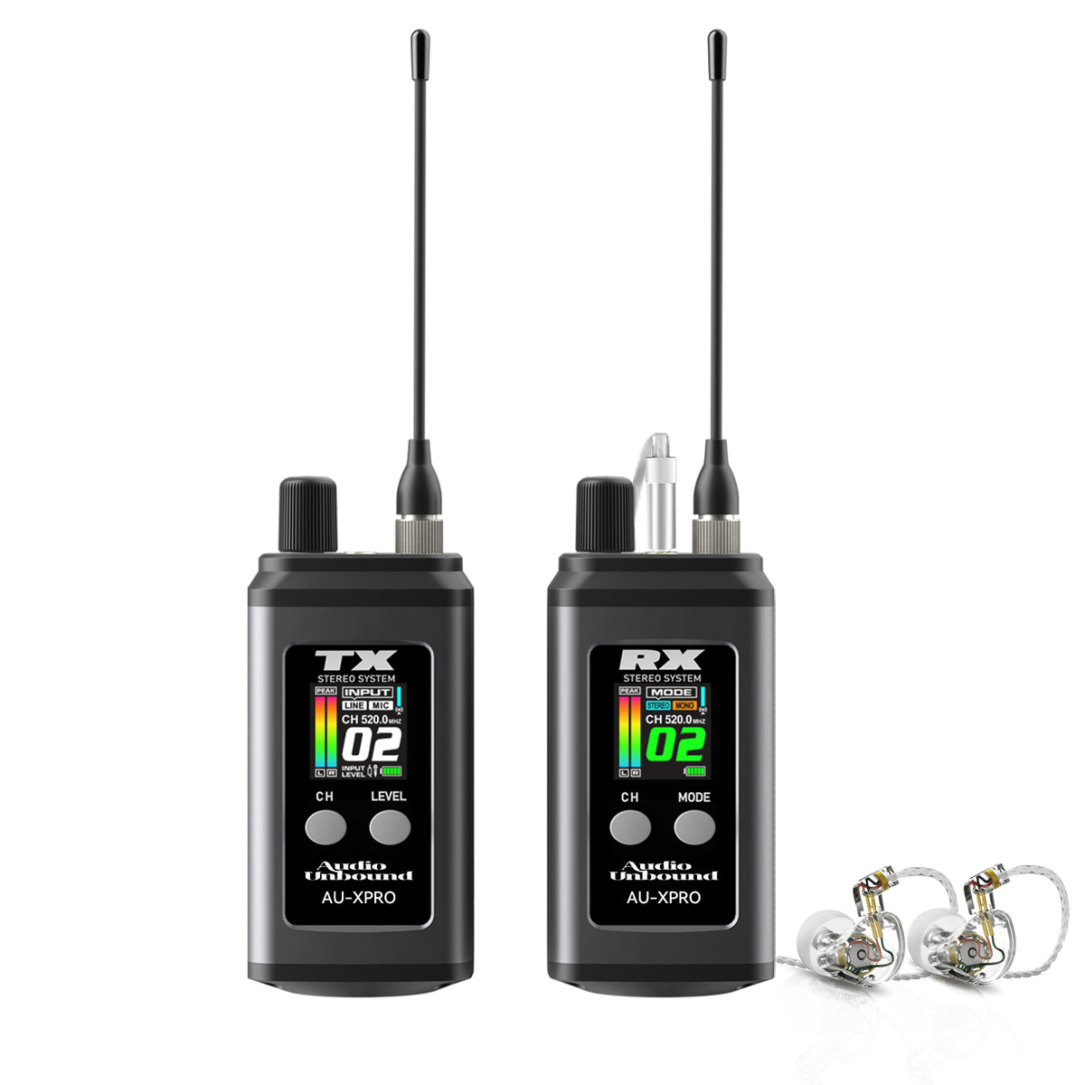 AU-XPro | Portable Wireless In Ear Monitor System