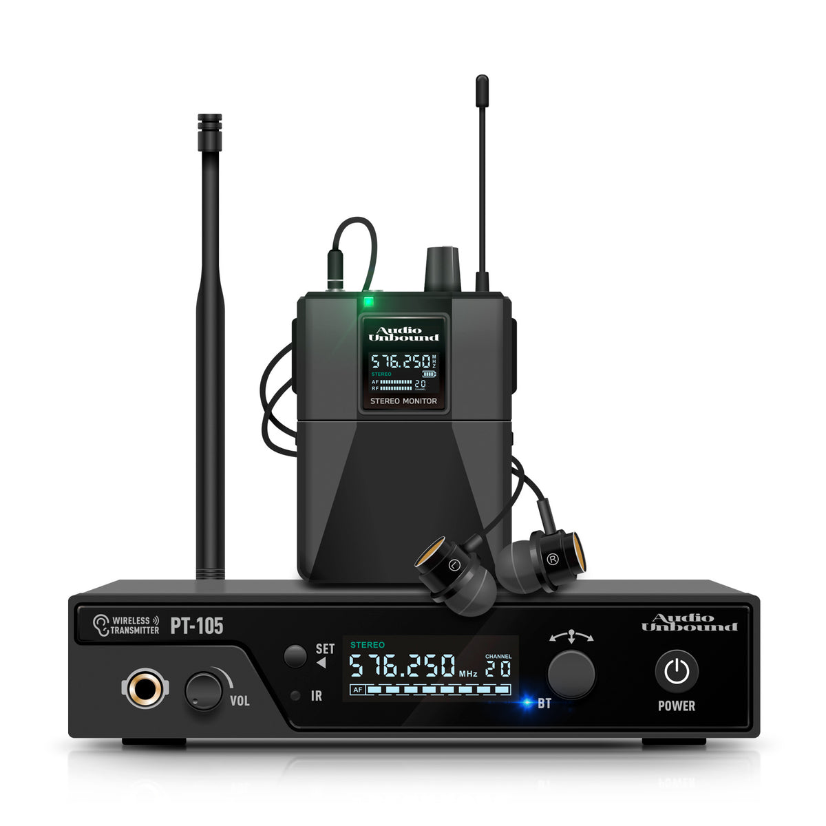 Audio Unbound ProTone PT-105 Wireless IEM System